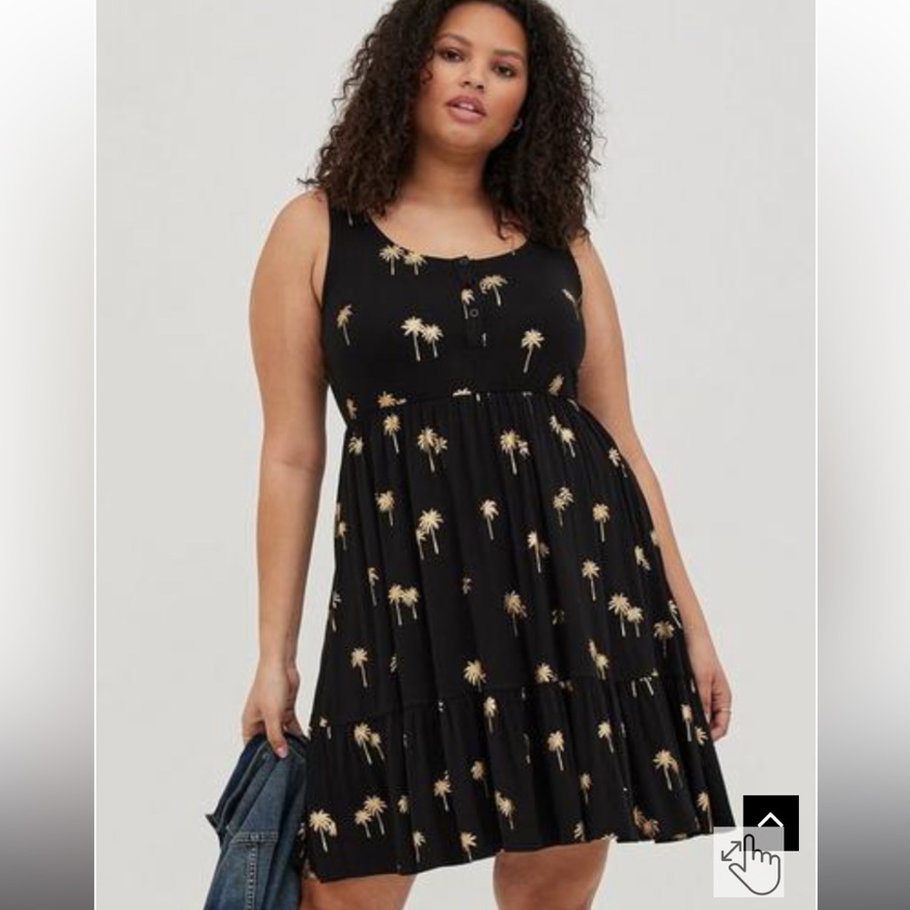 Tiered Super Soft Skater Dress
